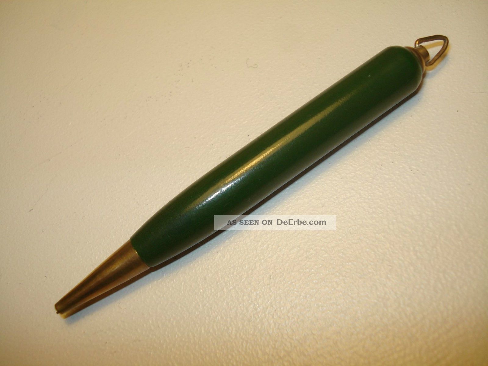 Historischer Kleiner Drehbleistift Für Die Westentasche Grün Antike Bürotechnik Bild