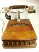 Telefon Massiv Holz Um 1900 Vermittlungs Zentrale Dachbodenfund Antike Bürotechnik Bild 3