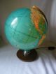 Großer Alter Jro Wechselbild Globus Erdkugel Globe Holz/chromfuß Beleuchtet 30cm Wissenschaftliche Instrumente Bild 1