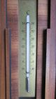 Wetterstation Barometer Thermometer Antik Aus Der Art Deco Zeit Wettergeräte Bild 2