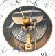 Altes Großes Barometer 23 Cm Durchmesser Wettergeräte Bild 1
