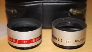 Kaligar Aux.  Vorsatzlinsen Für Polaroid Swinger Kamera - Objektiv Topzustand Bild
