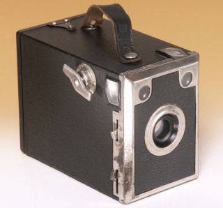 Kamera Box 6x9 Box Mit Gegossener Front Vernickelt 82 X 105 X 132 Mm Bild