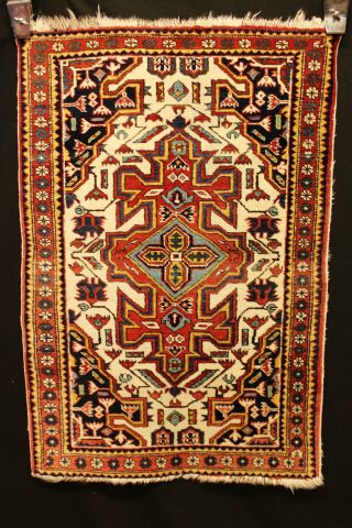 Schöner Blumen Bidijhahr 110x75cm Orient Teppich 3668 Nain Rug Carpet Tappeto Bild