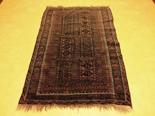 Antiker Belutsch Teppich 185x120cm Handgeknüpft Alt Alt Bild
