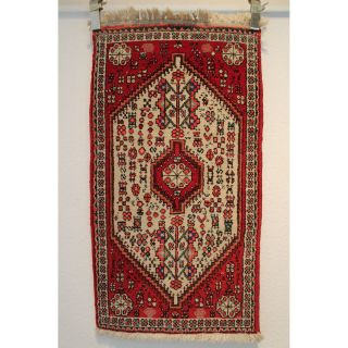 Alter Handgeknüpfter Perser Orientteppich Zenneh Kazak Tappeto 97x52cm Rug 250 Bild