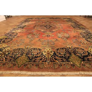 Prachtvoller Handgeknüpfter Orient Palast Teppich Kaschmir Blumen Rug 240x370cm Bild