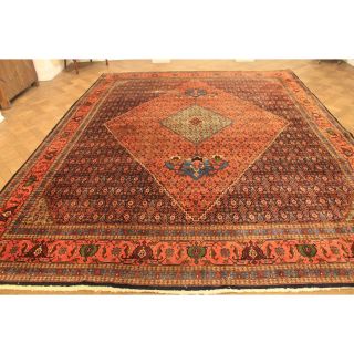 Semi Antiker Handgeknüpfter Orient Perser Palast Teppich Herati Carpet 270x370cm Bild