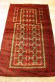 2 Stk.  Antiker Afghan Hatschlu Buchara Orient Teppich Old Rug Carpet 180x100cm Teppiche & Flachgewebe Bild 2