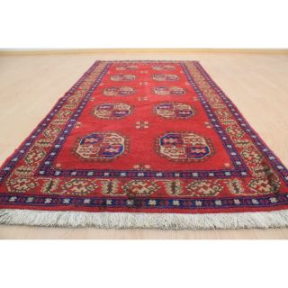 Prachtvoller Handgeknüpfter Orientteppich Buchara Carpet Tapis Rug 180x90cm 212 Bild