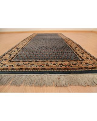 Schöner Handgeknüpfter Orientteppich Mir Läufer Tapis Rug 75x200cm Kaschmir 205 Bild