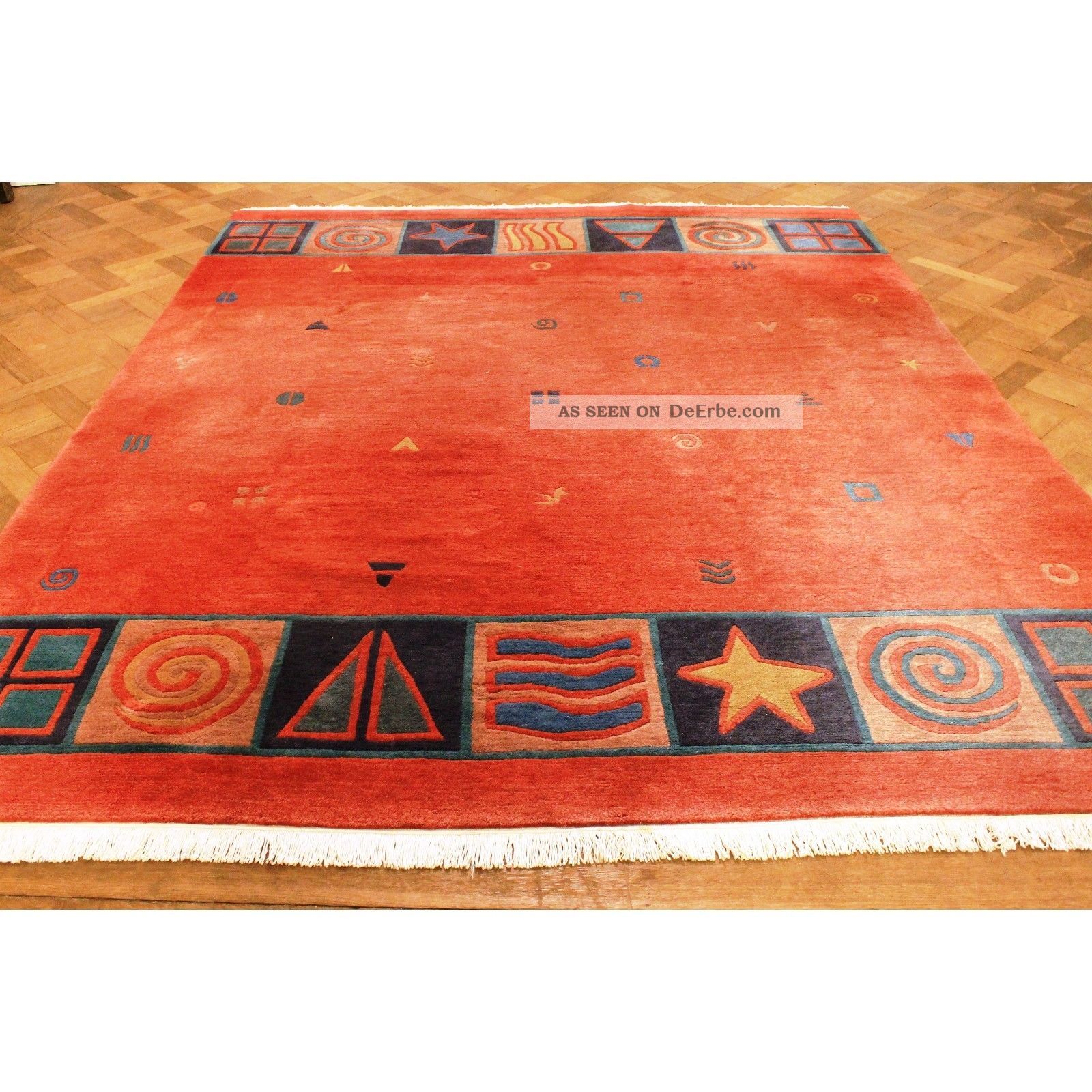 Handgeknupfter Nepal Teppich