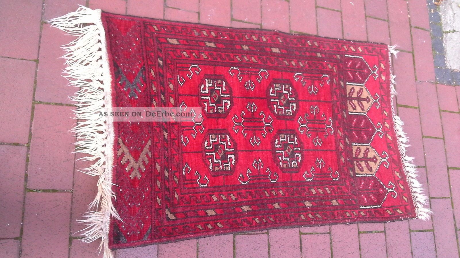 Unique Loom Outdoor Teppich Läufer 70x30 Cm – Anthrazit/Natur, 100% Polypropylen, Wasserfest & Pflegeleicht