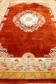 Aubusson Art Deco China Teppich Seiden Glanz 365x253cm 3508 Tappeto Carpet Top Teppiche & Flachgewebe Bild 4