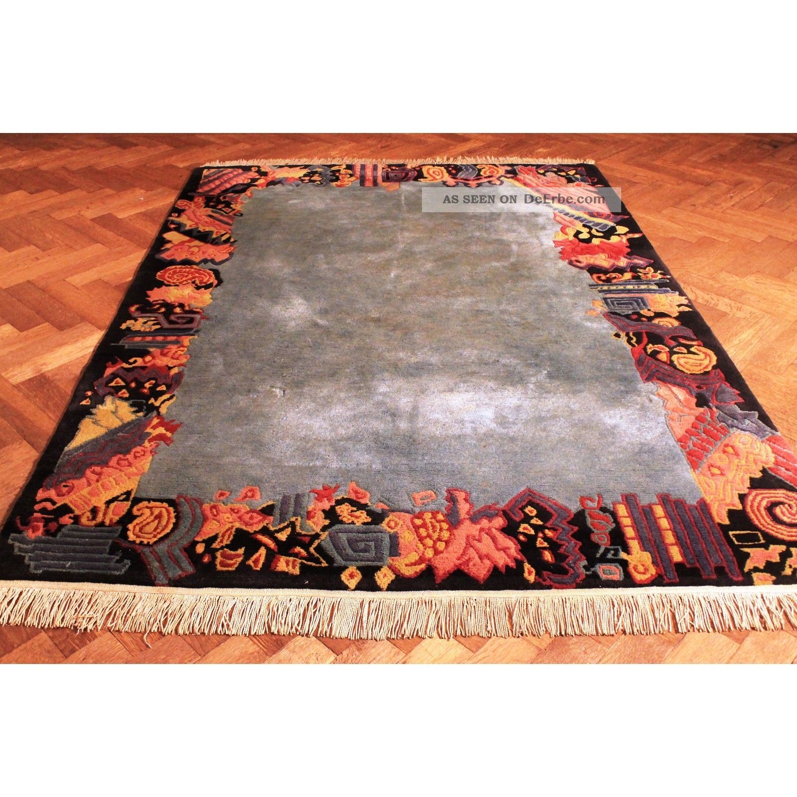 Handgeknupfter Nepal Teppich