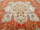 Orient Teppich Beige Jagdmuster 370 X 280 Cm Alter Perserteppich Old Carpet Rug Teppiche & Flachgewebe Bild 9