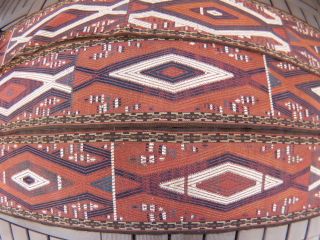 Antikerturkmenische Jomud Zelt Band Kelim W/w19jh Maße16,  30x32cm Bild
