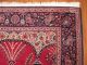 Antiker Perserteppich Kesh.  Mihrab 196 X 131 Antique Rug,  Tappeto,  Alfombra - 95 Teppiche & Flachgewebe Bild 3