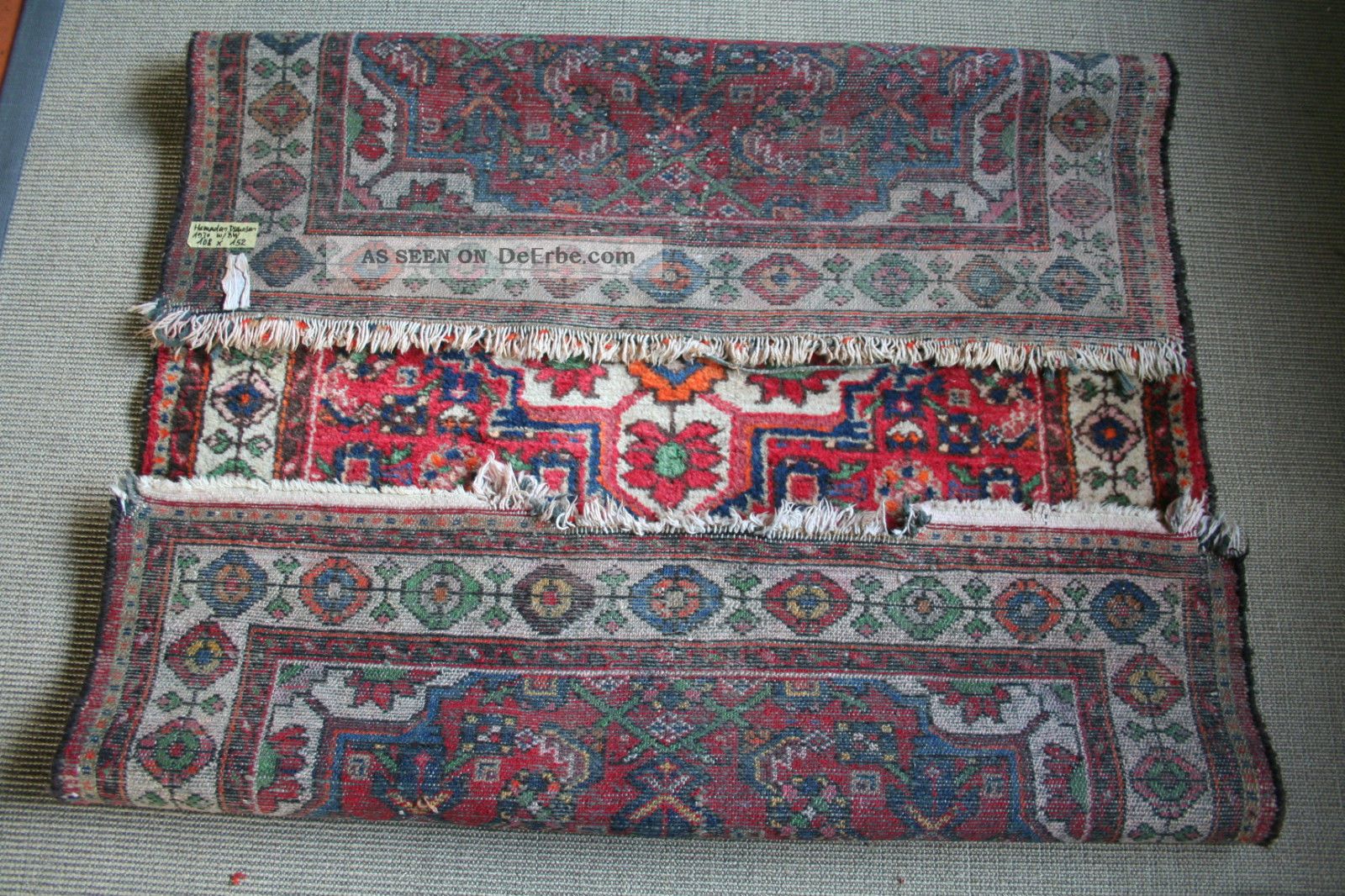 Nain Trading Orientteppich Hamadan 159x291 Handgeknüpfter Orientteppich