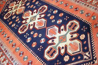 Antiker Anadol Kök Kars Milas Kazak Gabbeh Top Teppich Old Rug Carpet 312x208cm Bild