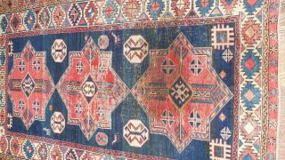 Schirwan Mit Signatur,  Kaukasischer Teppich,  Caucasien Rug 112 X 172 Cm Bild