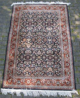 China Teppich Kunst Seide 205 X 124 Cm Floral / Blumen - Rug / Carpet Bild