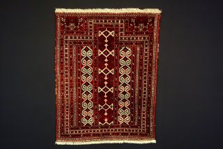 Antike Teppich Old (yomud) Carpet Bild