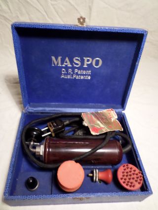 Maspo - D.  R.  Patent Ausl.  Patent - Massage Elektro - 1956 Bild