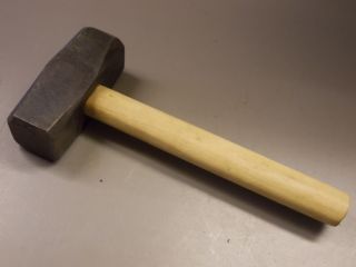 Schmiedehammer 3 Kg Hammer Treibhammer Mit Stiel Altes Werkzeug Bild
