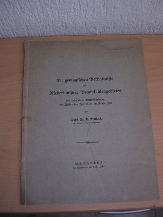 Heft - Die Geologischen Verhältnisse Des Niederlausitzer Braunkohlengebietes Bild