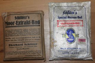 Schlüters Moor - Extrakt - Bad (vor 1945) Und Nerven - Bad Apotheke Drogerie Badezusa Bild