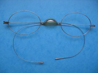 Alte Ovale Brille Antik Brillen Alt Spectacles Old Eyeglasses Optiker Optical Bild