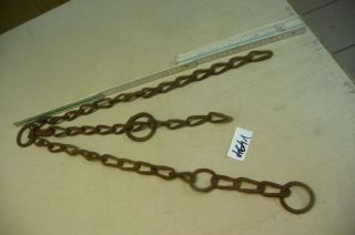 4641.  Alte Kette Stahlkette Old Iron Chain Bild