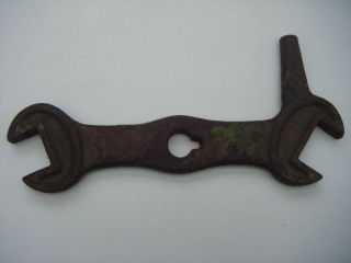 Antiker Seltener Maulschlüssel,  Griff,  P 9,  Grün,  Oldtimer,  Bulldog,  21,  28 Mm Bild