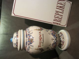 Apotheker Deckelgefäß Ulmer Keramik Theriaca 35cm Dekoration Selten Ovp Bild