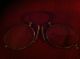 Antike Brille - Nasenzwicker - Gut Erhalten - Schöne Patina - Lederetui Optiker Bild 2