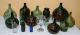 Antike Braune Apotheker Flasche 18.  Jhd.  Abriss Waldglas Bottle Pontil Sammlerglas Bild 9