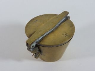 Antiker Biedermeier Gewichtsatz 1 Pfund Bechergewicht Um 1850 Bild