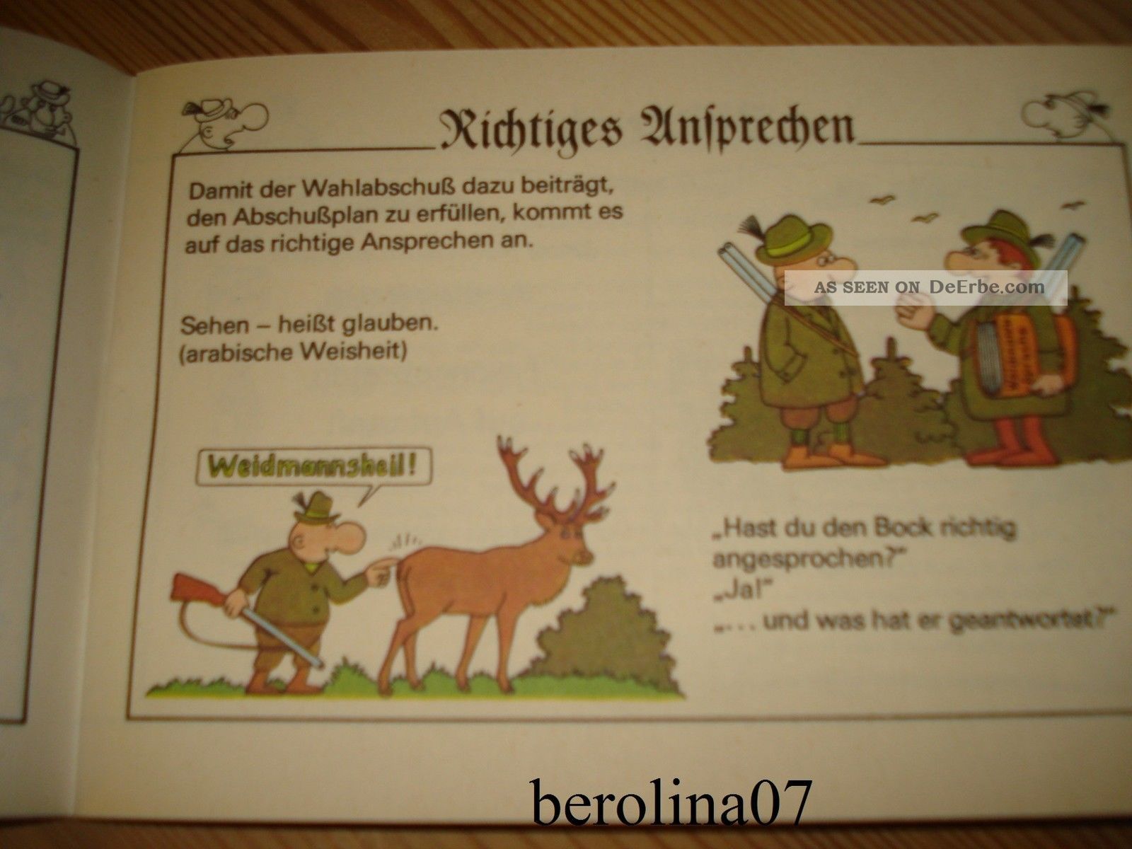Ddr Taschenbuch Jagd Humor Jagd Humoristisch Jäger Jägerlatein Jagd ...