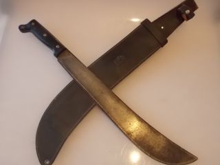 Vintage Puma Machete Messer Knife Knives Germany Deutschland Mit Lederscheide Bild