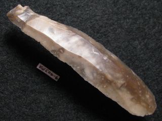 7400j.  A: Messer 90 Mm Steinzeit Mesolithikum Feuerstein Silex Ellerbek K Bild