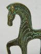 Etruskisches Pferd Aus Messing Höhe 11,  5 Cm Etrusker Antike Replikat 20.  Jhd. Antike Bild 1