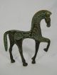 Etruskisches Pferd Aus Messing Höhe 11,  5 Cm Etrusker Antike Replikat 20.  Jhd. Antike Bild 2