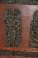 Maya Azteken Wandrelief 125 Cm Grüne Jade O Mit 7 Gottheiten Auf Holz 10,  80 Kilo Antike Bild 4
