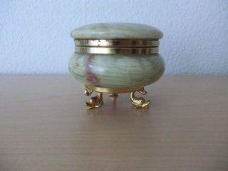 Onyx Schatulle Schmuck Stein Schmuckschatulle Gold - Einfassung Bild