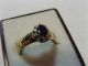 Hochwertiger Saphir Diamantring N 585 Gold,  Gr.  19,  Gewicht 4,  8 G Ringe Bild 1