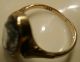 Art Deco Gelb Gold 333 Natürlicher Wasserblauer Aquamarin Ring 53 (16,  9 Mm Ø) Ringe Bild 9