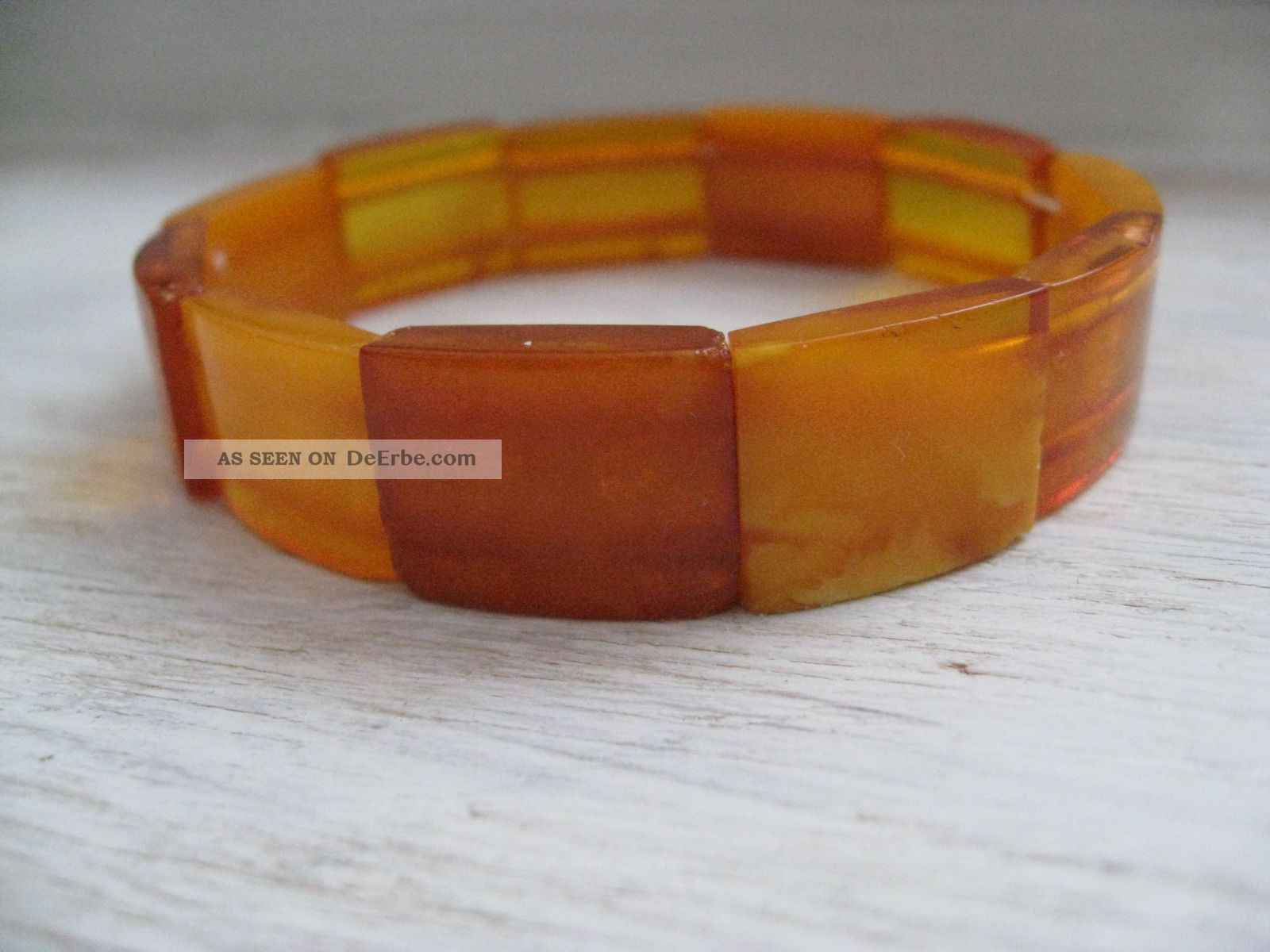 Antikes Bernstein Butterscotch Amber Armband Naturbernstein Schmuck & Accessoires Bild