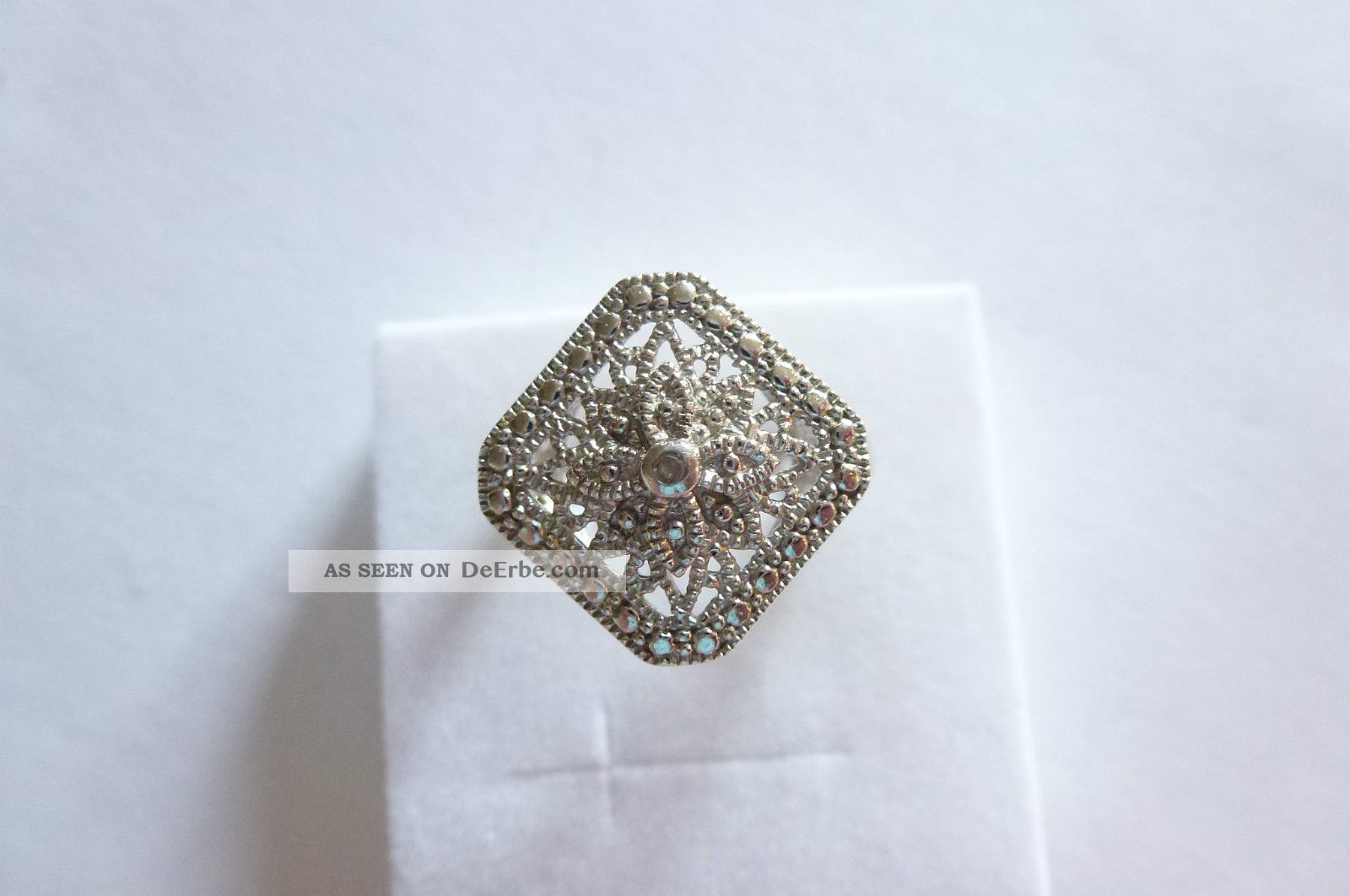 Seltener Klassisch Eleganter Edler Ring Silber Im Tollen Design Ringe Bild