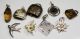 Antike Tracht 9 AnhÄnger Konvolut Silber 800 Antique Austrian Charms K021 Schmuck & Accessoires Bild 3